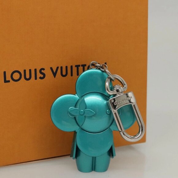 LOUIS VUITTON Vivienne Bijoux Sac Charm metal Light Blue M00484 LV Auth - Picture 1 of 16